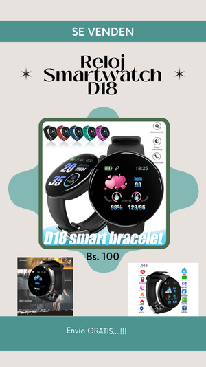 RELOJ INTELIGENTE D18